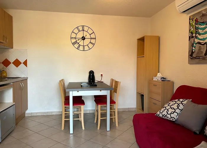 Apartamento Joli T2 Climatisé Avec Cour Privée Et Parking, à 500m Et Port - Cyprien - Fr-1-793-2 *